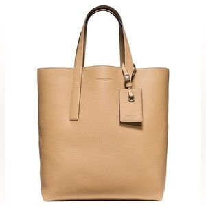 Authentic Michael Kors Men’s Mason Pebbled Leather Reversible Suede Tote Bag